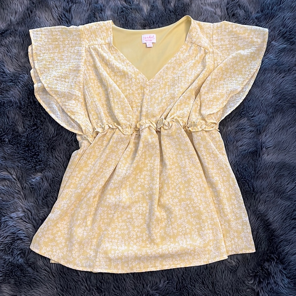 Isabel maternity butterfly sleeve top